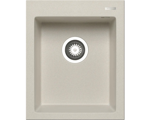 Žulový drez s odtokovou armatúrou