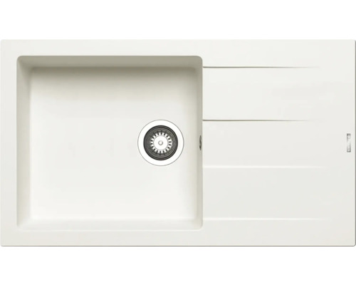 Plastový drez s odkvapkávacou plochou