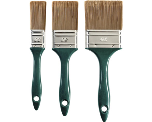 Tri štetce s rozmermi 30, 50 a 70 milimetrov