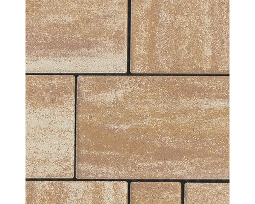 Detail betónovej zámkovej dlažby