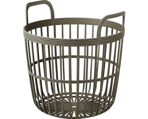 Okrúhla nádoba na bielizeň s držadlami