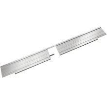 Dvojdielna vodiaca lišta z hliníka pre presné rezy vrátane spojovacích prvkov