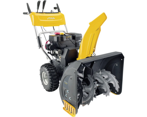 Žltá snehová fréza Stiga