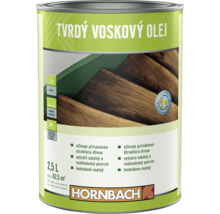 Plechovka s tvrdým voskovým olejom pre interiér, 2,5 litra, logo Hornbach
