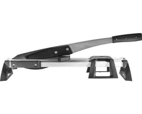 Rezačka na laminát s pákou a hliníkovým rámom na presné rezy.