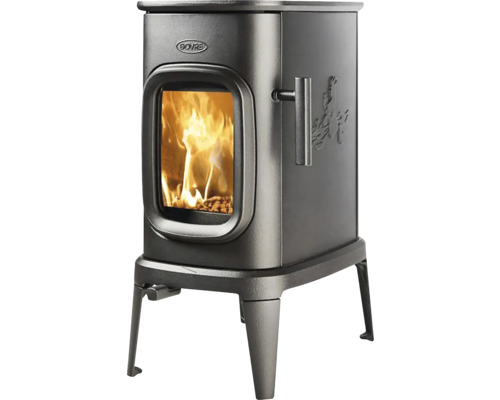 Kachle na drevo s ohniskom a logom Dovre