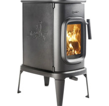 Krbové kachle z liatiny s ohniskom a štyrmi nohami