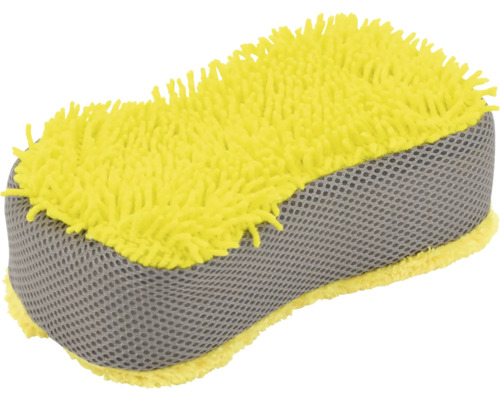 Umývacia hubka COMPASS YELLOW 23 × 11 × 5 cm Čistiaca huba s mikrovláknovým poťahom