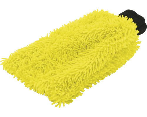 Umývacia rukavice COMPASS YELLOW 23x17cm Žltá umývacia rukavica z mikrovlákna na starostlivosť o auto