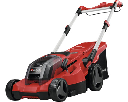 Červená akumulátorová kosačka na trávu Einhell