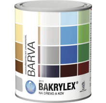 Vedro s farbou Bakrylex na drevo a kov