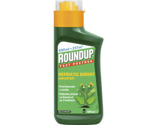 Roundup ničiteľ buriny, 500 ml fľaša