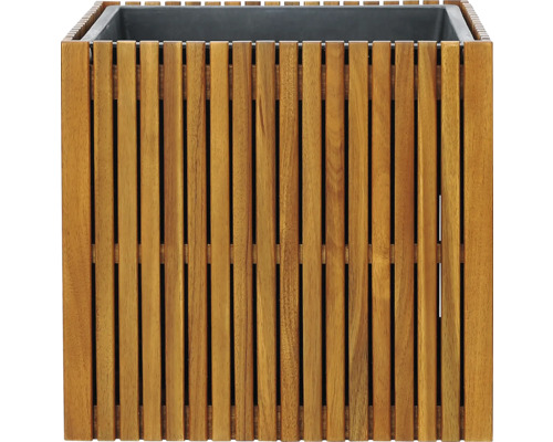 Kvetináč z drevených lamiel