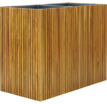 Drevený kvetináč s vložkou