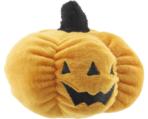 Plyšová tekvica s tvárou s motívom Halloween