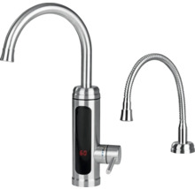 Elektrická vodovodná batéria s digitálnym ukazovateľom teploty a flexibilným výtokom