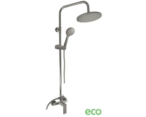 Sprchový panel s hlavovou a ručnou sprchou