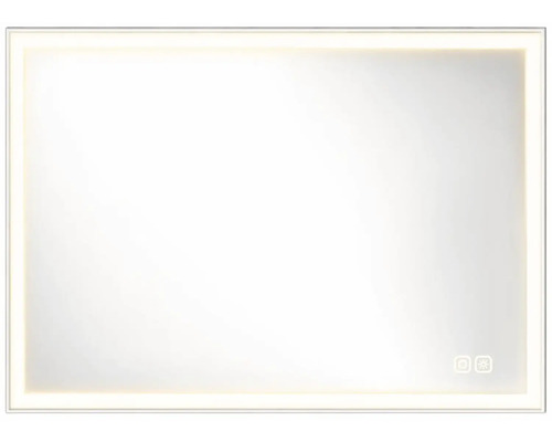 Obdĺžnikové zrkadlo s LED osvetlením