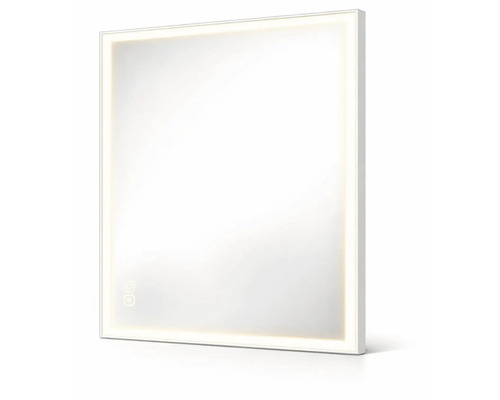Štvorcové zrkadlo s integrovaným osvetlením do kúpeľne
