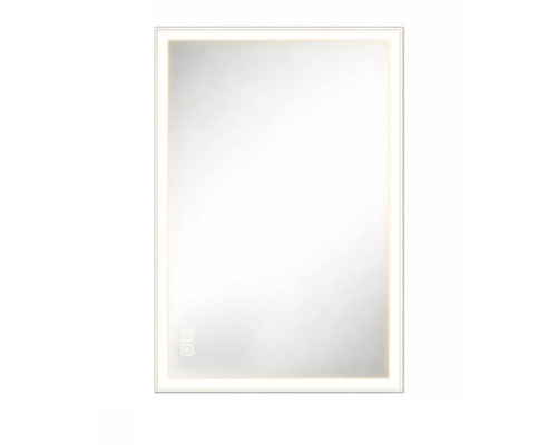 Obdĺžnikové zrkadlo s osvetlením do kúpeľne