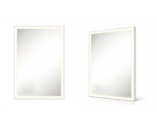 Dve obdĺžnikové kúpeľňové zrkadlá s LED osvetlením