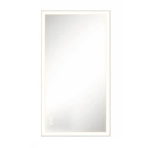 Obdĺžnikové zrkadlo do kúpeľne s osvetlením