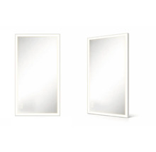 Dve obdĺžnikové kúpeľňové zrkadlá s osvetlením