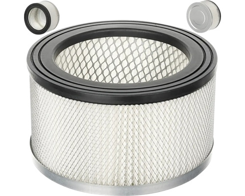 Okrúhly vzduchový filter s kovovou mriežkou