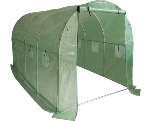 Skleník s oknami na pestovanie rastlín