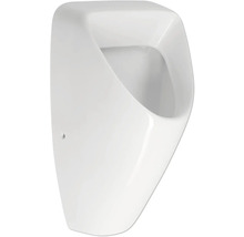 Biely pisoár na stenu