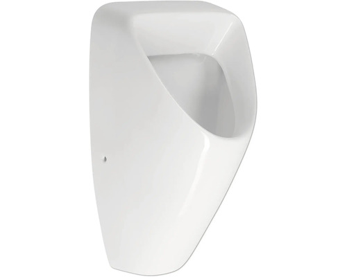 Biely pisoár na stenu