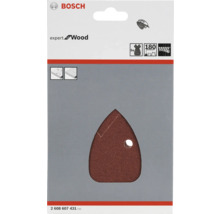 Sada piatich brúsnych listov Bosch Expert for Wood, zrnitosť 180