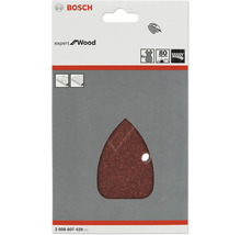 Brúsny papier Bosch Expert for Wood, zrnitosť 80, 5 kusov