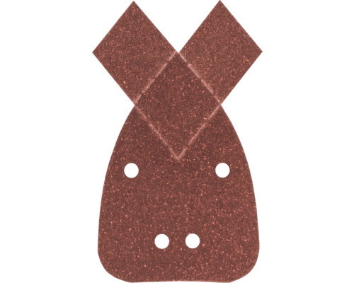 Brúsny papier pre multibrúsky Bosch 95x135 mm, zrnitosť 80, 5 ks Brúsny papier pre multifunkčnú brúsku s otvormi