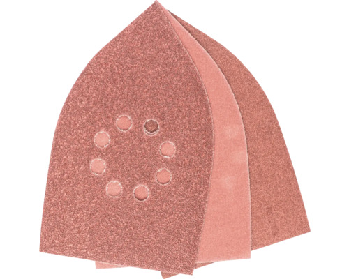 Trojuholníkový brúsny papier s perforáciou v sade