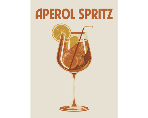 Nápoj Aperol Spritz s plátkami pomaranča v pohári