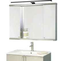 Zrkadlová skrinka s nadstavným svetlom a skrinka pod umývadlo