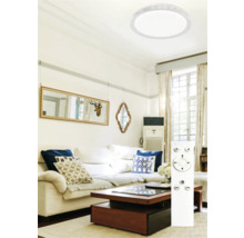 Stropné svietidlo v obývacej izbe s diaľkovým ovládaním