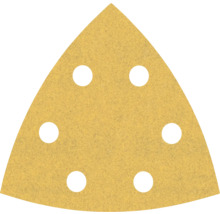 Trojuholníkový brúsny papier s otvormi