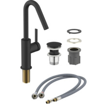 Umývadlová batéria v matnom prevedení s príslušenstvom