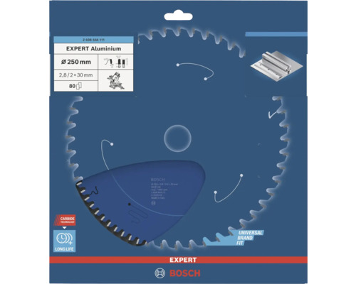 Pílový list Bosch Expert Aluminium, priemer 250 milimetrov