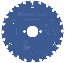 Modrý pílový kotúč Bosch Expert for Wood, priemer 165 milimetrov, otvor 30 milimetrov, 24 zubov.