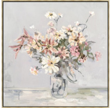 Maľba s kvetmi vo váze