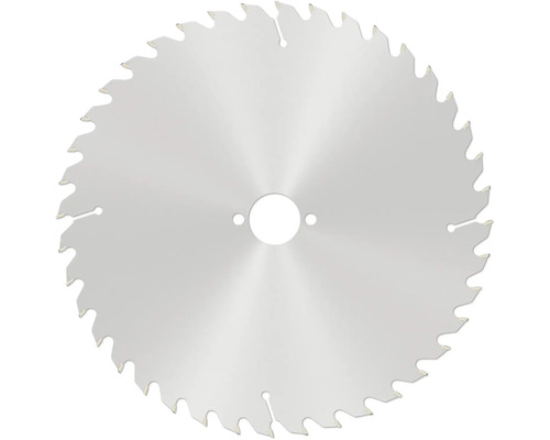 Pílový kotúč do okružnej píly z kovu s mnohými ostrými zubami a stredovým otvorom.