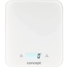 Biela kuchynská váha Concept s digitálnym displejom