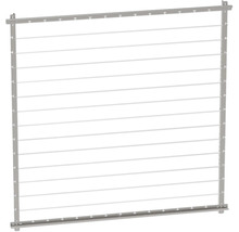 Rohová montáž sprchovej tyče na upevnenie sprchového závesu