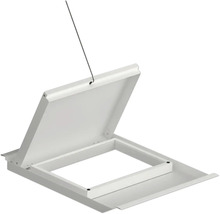 Revízna klapka z kovu s otvorom