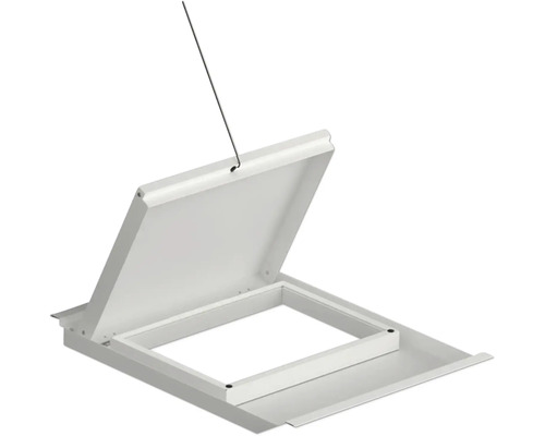 Držiak na odpadkové vrecia HighBoard 200 Revízna klapka z kovu s otvorom