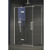 Rohová sprcha so sprchovacou armatúrou a sprchovou hlavicou