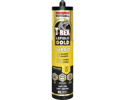 Lepidlo Soudal T-Rex Gold Turbo kartuša